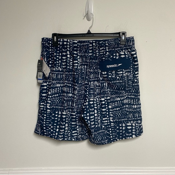 Speedo Men’s 4 Way Stretch Swim Trunks UPF 50 Navy Size XL - Picture 4 of 5